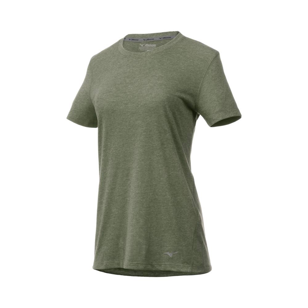 Camiseta Mizuno Inspire - Mulher - Verdes - ZQPTR4028